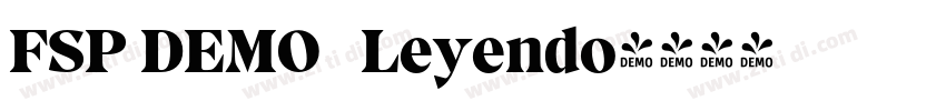 FSP DEMO   Leyendo字体转换